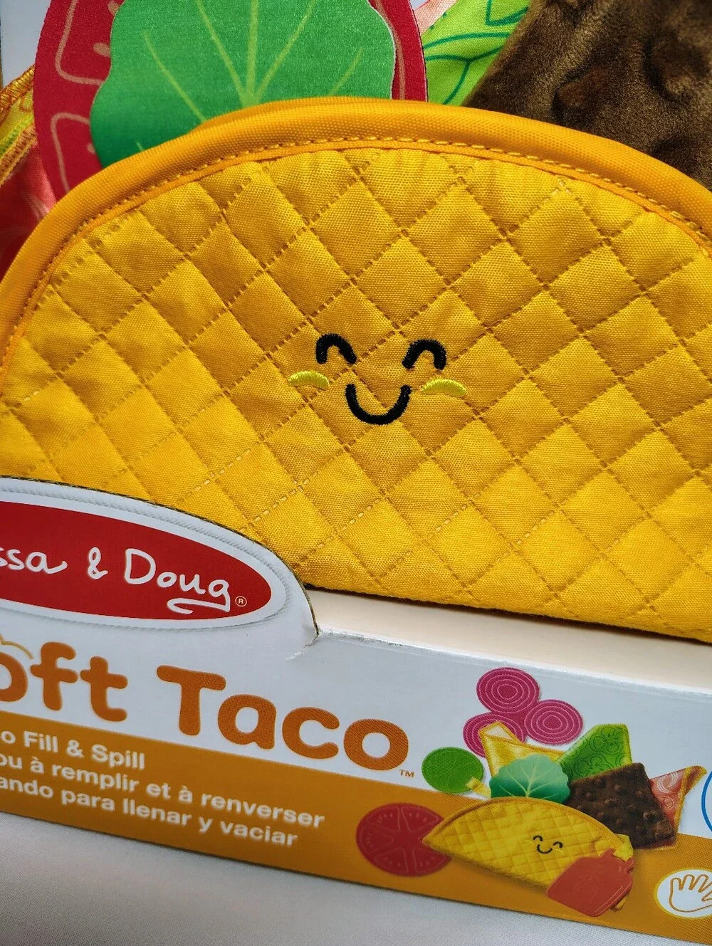 Melissa & Doug Baby Toy Soft Taco Fill & Spill 6+ Months